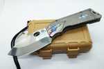 Fat Daddy - S35VN Tumbled Blade-Tumbled "Warthog" Handle-"Rivets" Spring