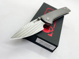 Ultramar Scapegoat Street Spear Point Stonewash Ti Belt Finish Blade