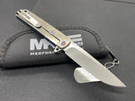 M-48 - S35VN Tumbled Blade, Blue Handle,